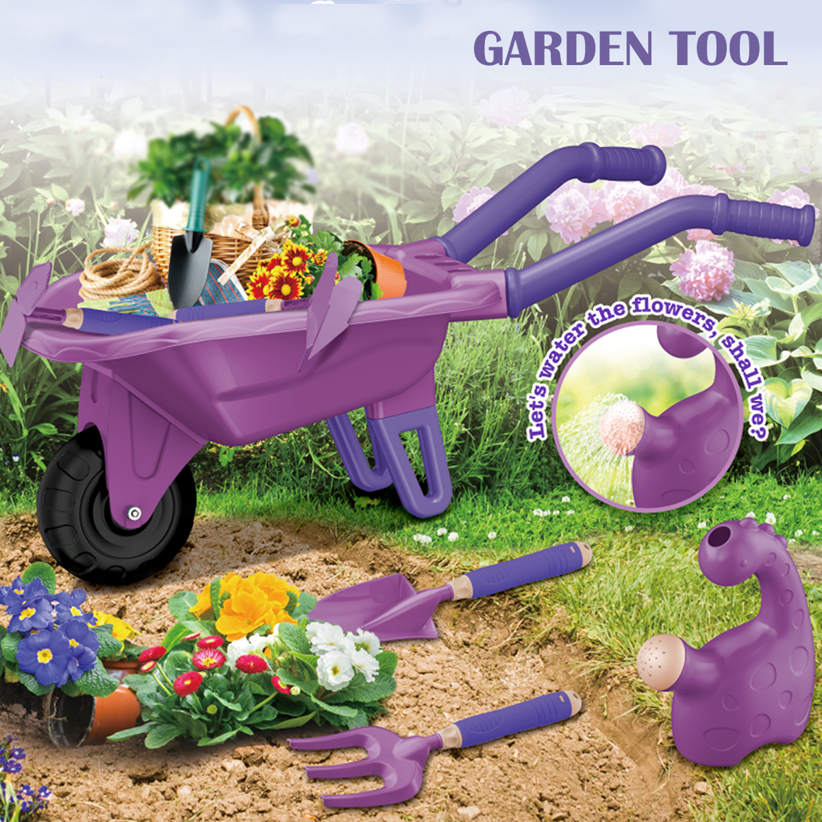 Gardening Tool Set Toys for ki - Gardening Tools Set Gift ulasan dan harga