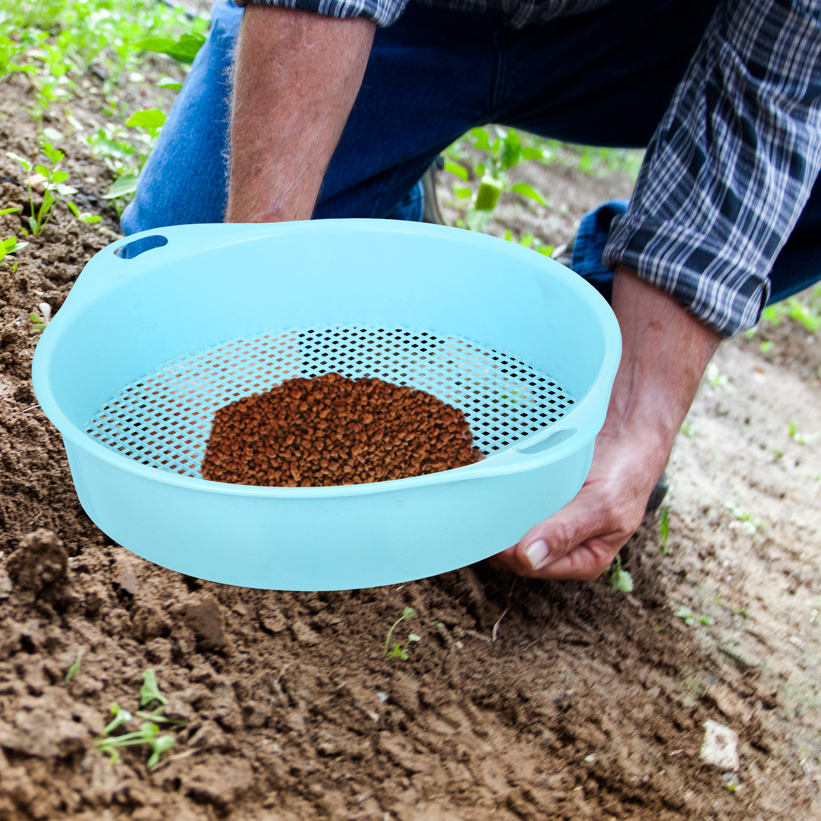 Multi-Use Plastic Soil Sieve S - Gardening Tools And Uses ulasan dan harga