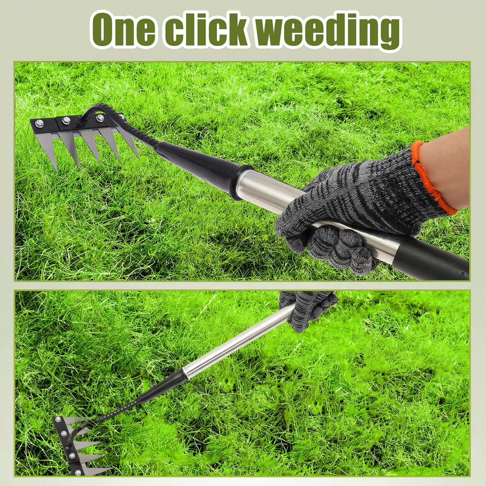 5 Teeth Stainless Steel Weedin - Gardening Tools Gloves ulasan dan harga