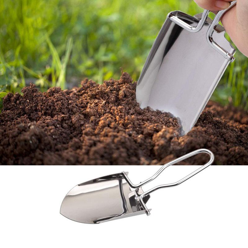 1/2pcs Stainless Steel Folding - Gardening Tools Spade ulasan dan harga
