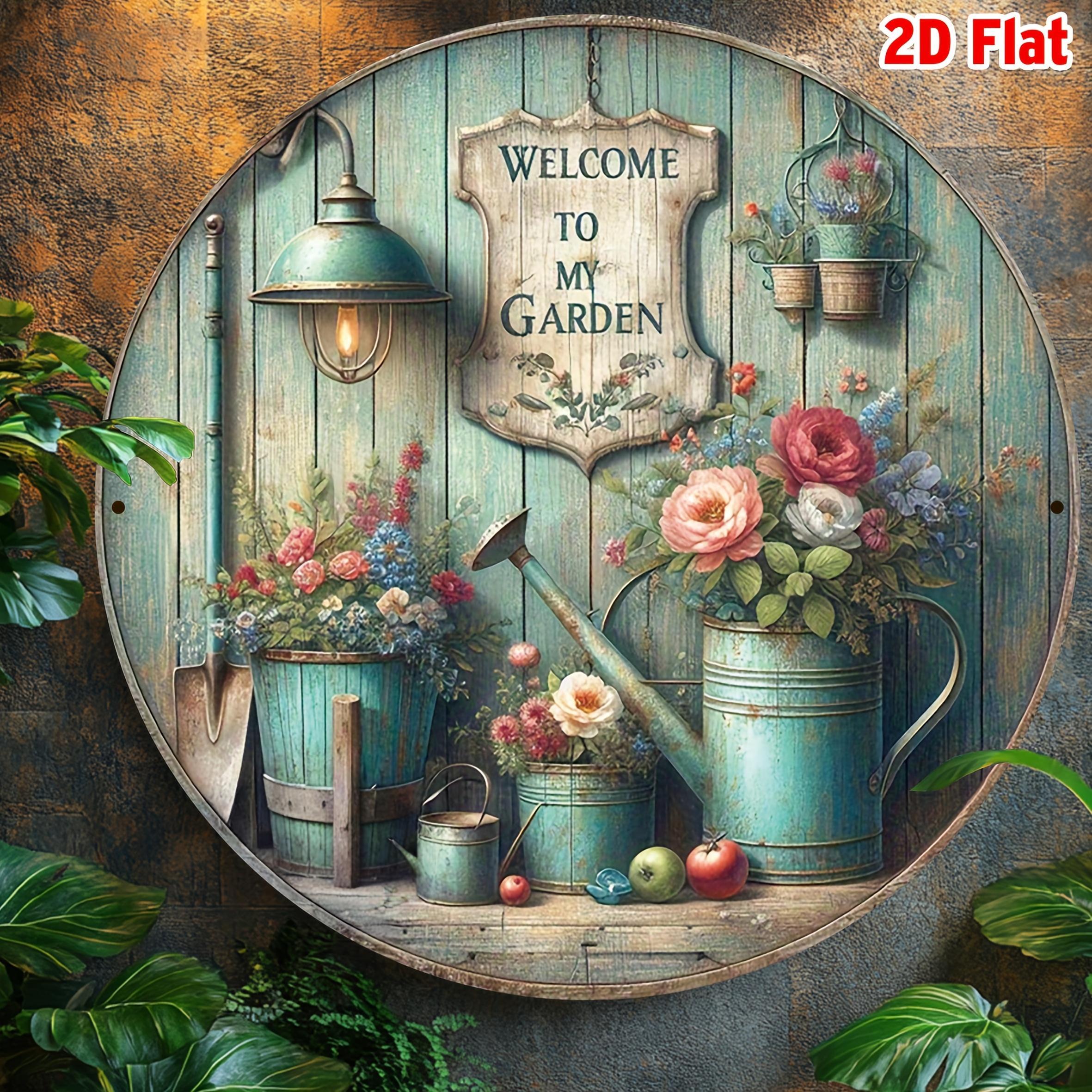 2D Flat, 1pc Vintage 