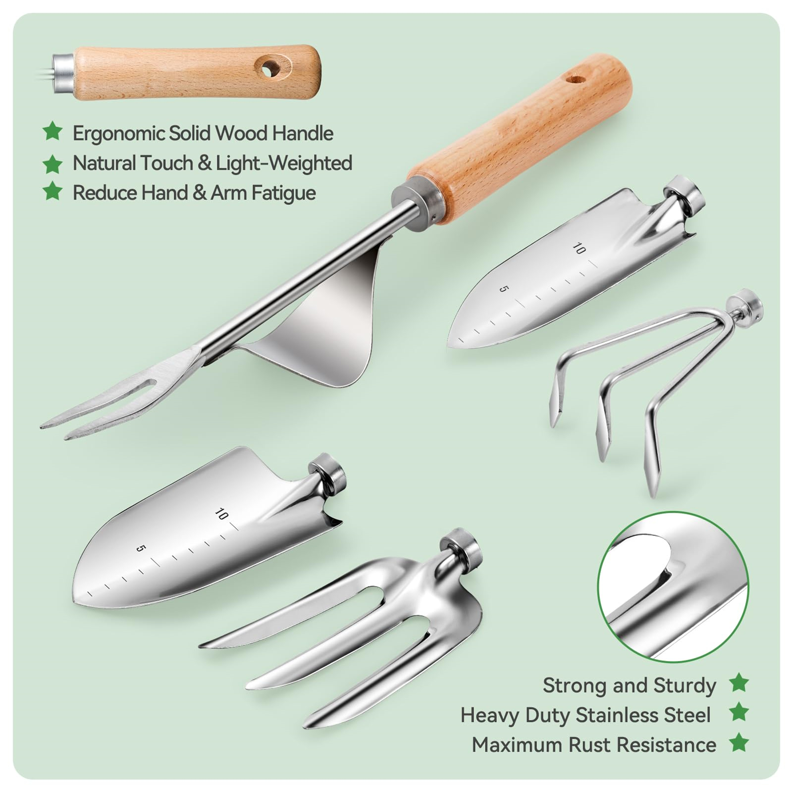 Premium Gardening Tool Set wit - Gardening Tools Set Gift ulasan dan harga