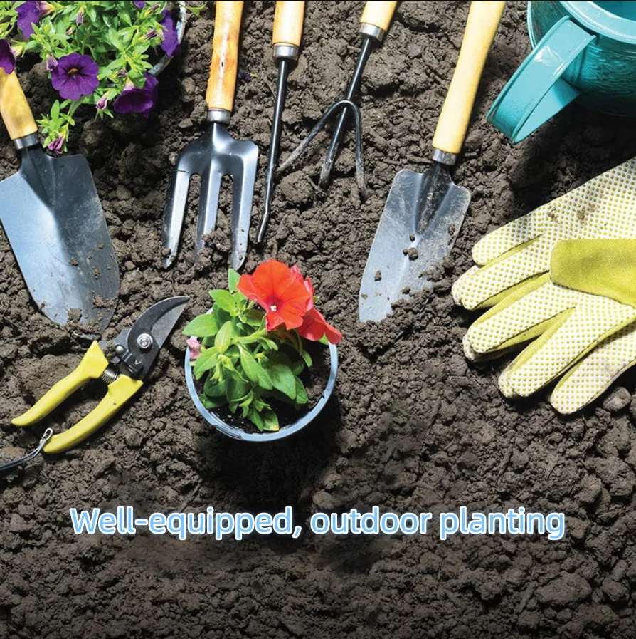 Outdoor garden planting tools  - Gardening Tools Set Gift ulasan dan harga