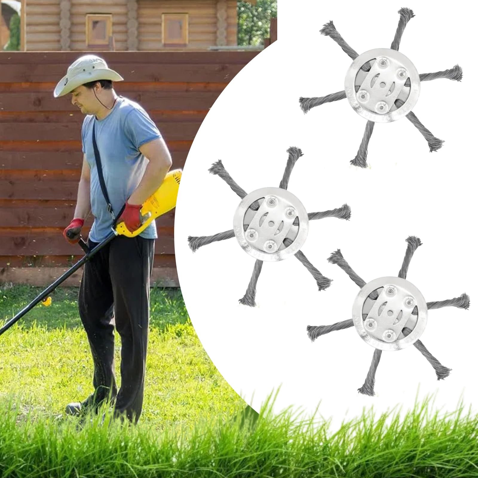 Wear Resistant Weed Brush Head - Gardening Tools To Remove Grass ulasan dan harga