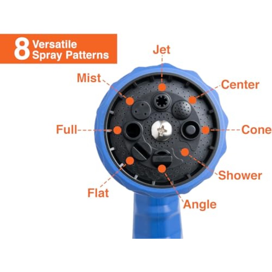 Heavy Duty 8-Pattern Garden Ho - Garden Hose Nozzle ulasan dan harga