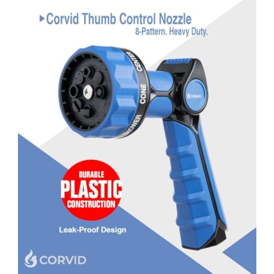 Heavy Duty 8-Pattern Garden Ho - Garden Hose Nozzle ulasan dan harga