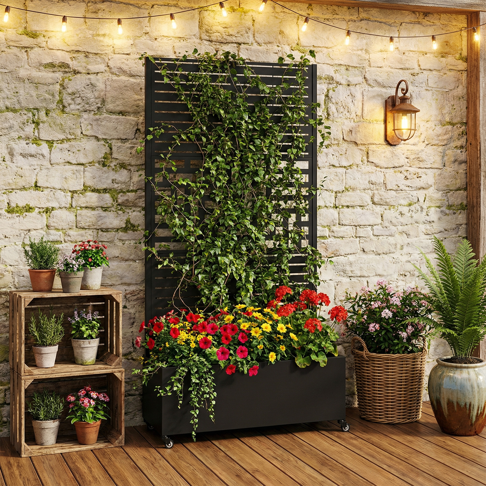 Metal Standing Planter Box wit - Raised Bed Planter Box ulasan dan harga