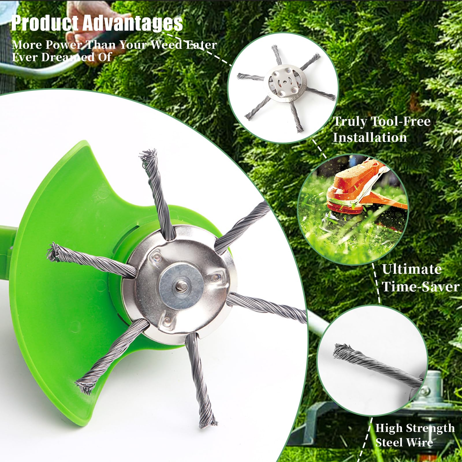 High Efficiency Weed Brush Hea - Gardening Tools Grass Cutter ulasan dan harga