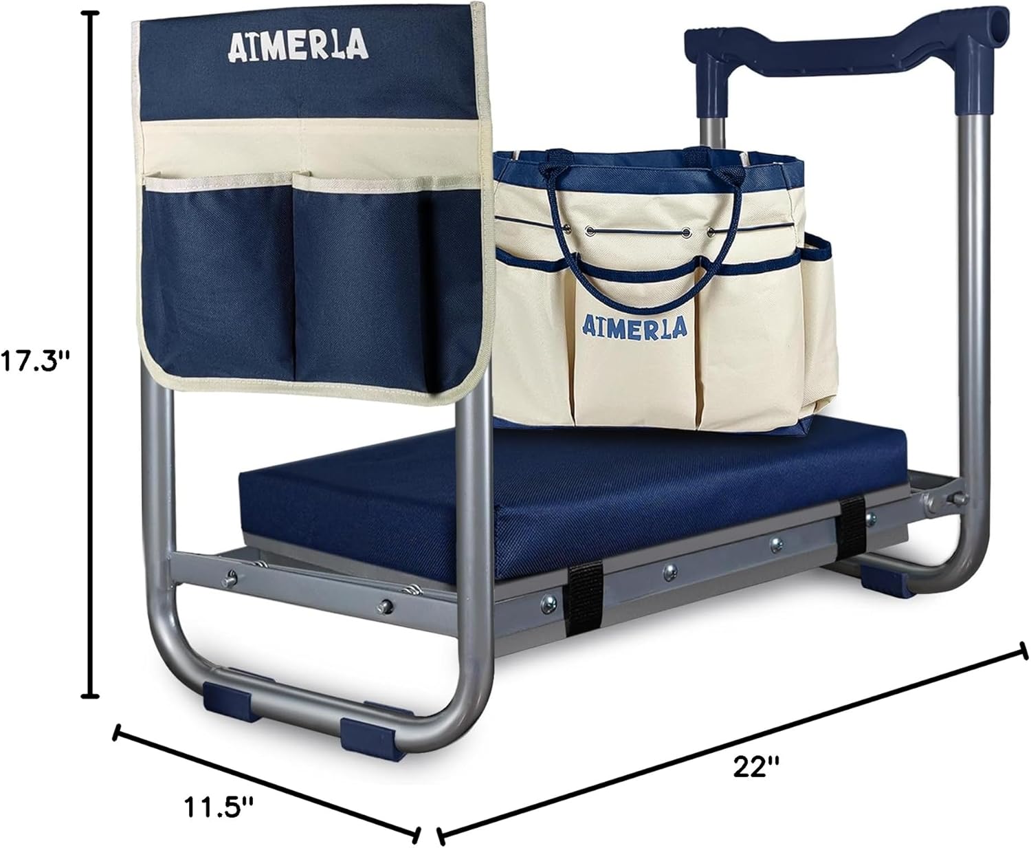 Foldable Kneeler Seat with Det - Gardening Tools And Uses ulasan dan harga