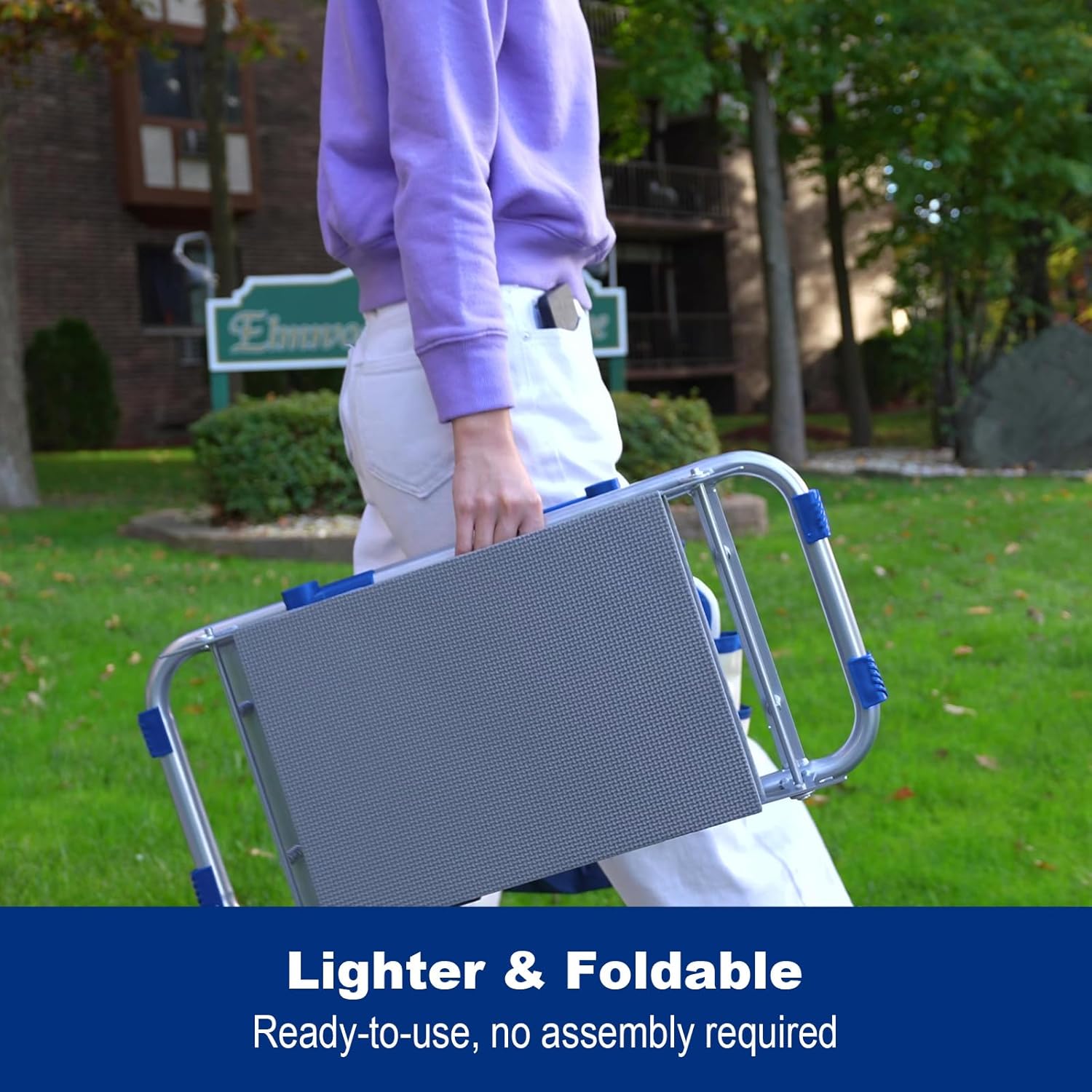 Foldable Kneeler Seat with Det - Gardening Tools And Uses ulasan dan harga