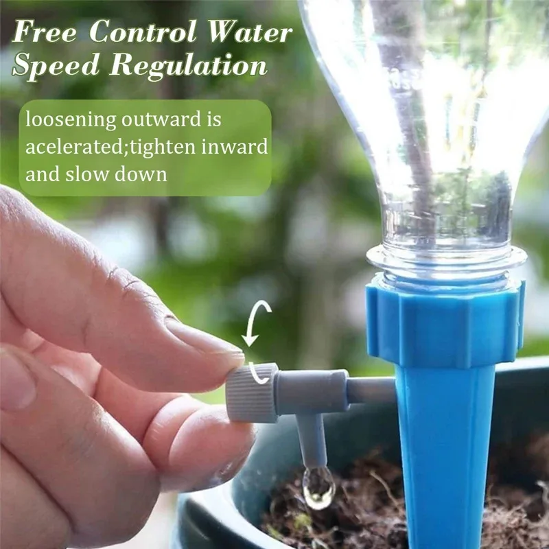 32/64pcs Auto Adjustable Drip  - Root Watering Spike ulasan dan harga
