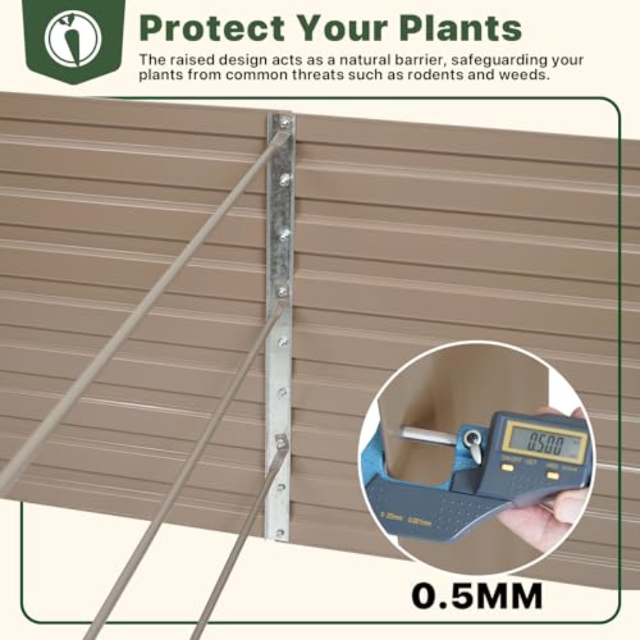 Galvanized Raised Garden Bed f - Gardening Tools Gloves ulasan dan harga