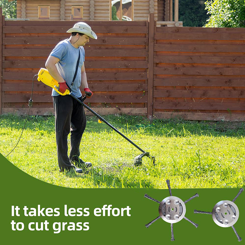 New 3/6 Head Steel Wire Grass  - Gardening Tools Grass Cutter ulasan dan harga