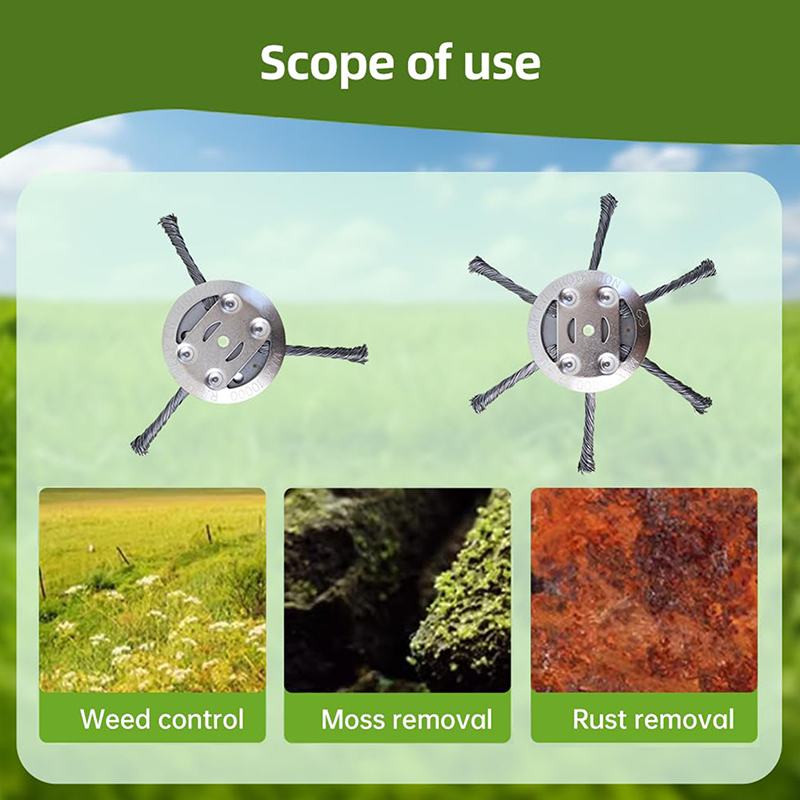 New 3/6 Head Steel Wire Grass  - Gardening Tools Grass Cutter ulasan dan harga