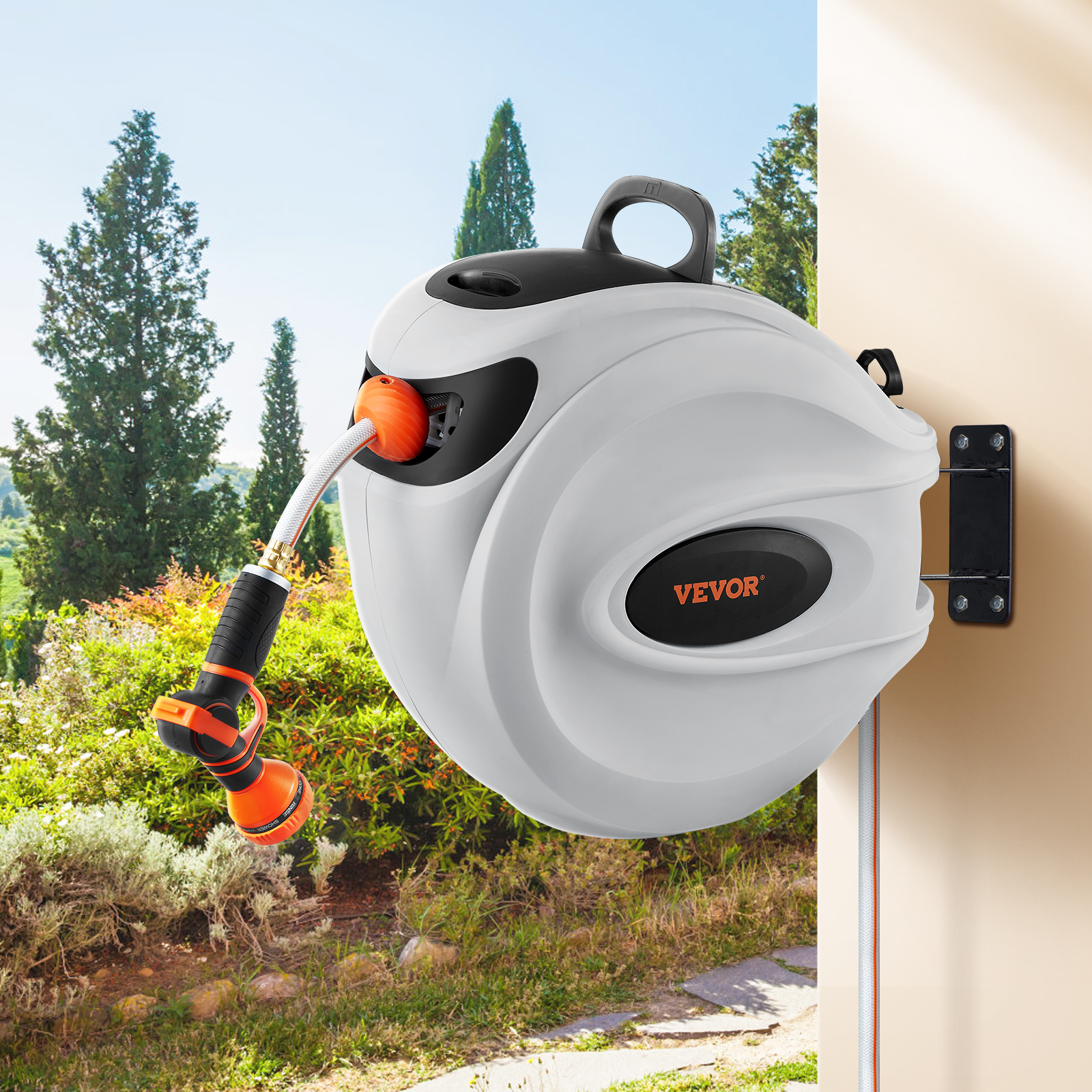 Retractable Hose Reel Water Ho - Garden Hose Nozzle ulasan dan harga