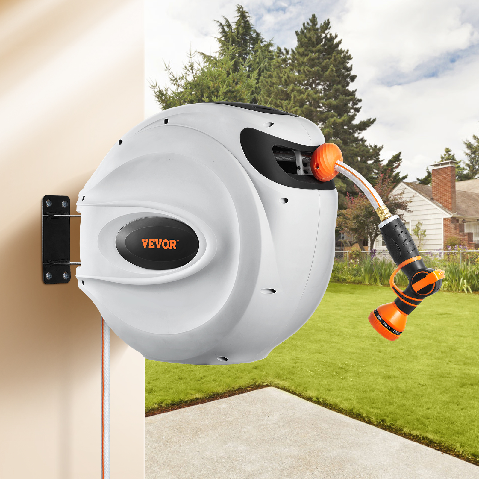 Retractable Hose Reel Water Ho - Garden Hose Nozzle ulasan dan harga
