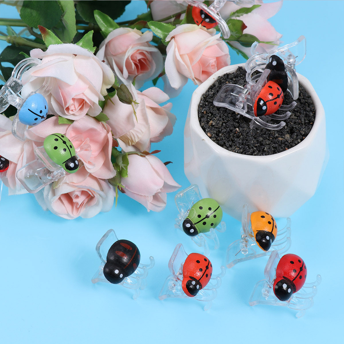 30Pcs Orchid Clips 6 Colors Mu - Gardening Tools And Uses ulasan dan harga