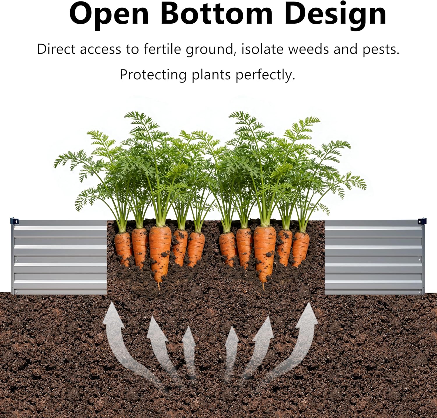 2-Pack Galvanized Raised Garde - Raised Bed Planter Box ulasan dan harga